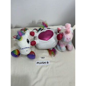 Set Of 3 Unicorns Plush 9 Inch To 12 Inch